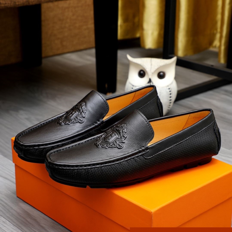 H**mes leather shoes